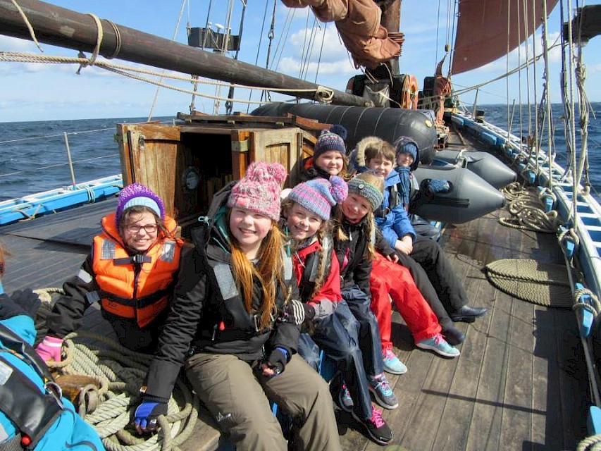 2016 1/2 day sail from Yell with Burravoe Primary School