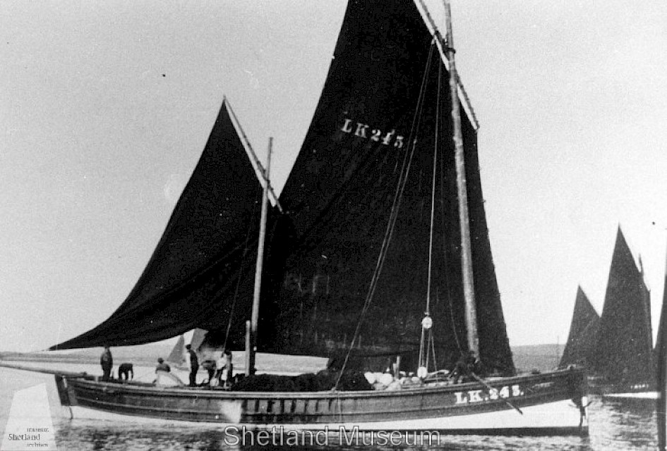 The Swan under sail, c.1902