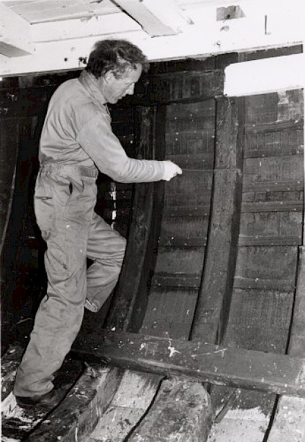 Wilfie Bruce sawing frame