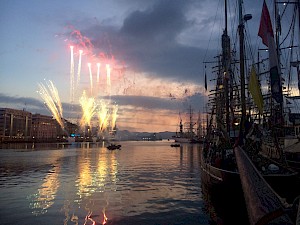 Fireworks - some of the in port celebrations