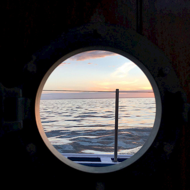 View from Swan porthole