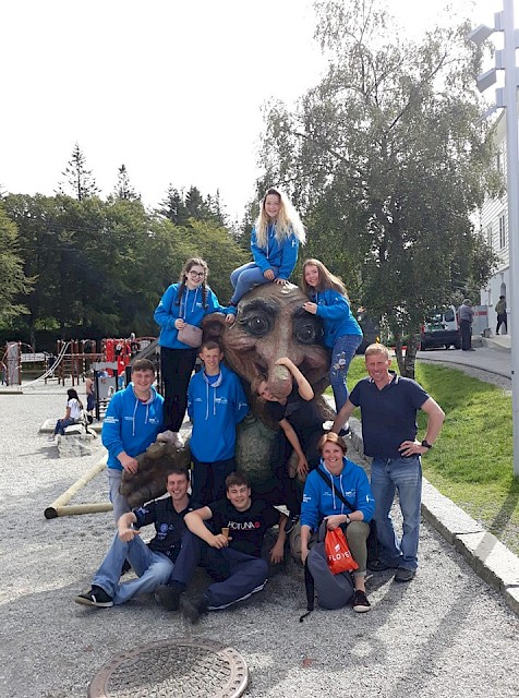 One Step Beyond Youth Group on charter in Norway