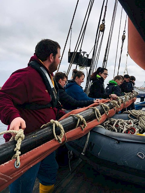 Sail Training Trainees taster day sail