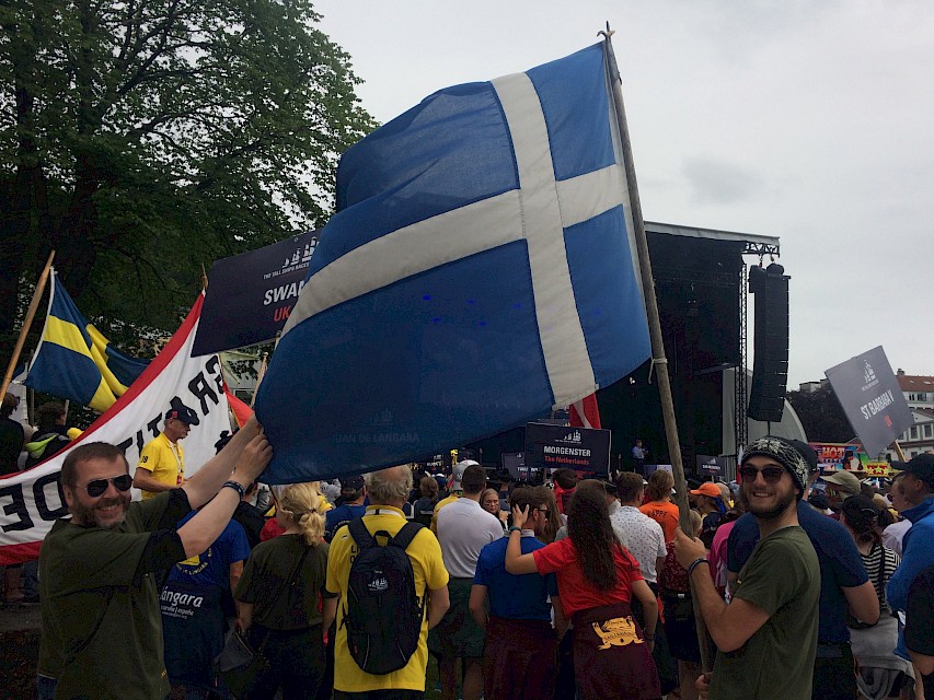 Tall Ships 2019, Swan taking part in The Crew Parade