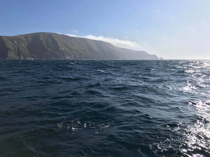 Passing Fitful Head, Shetland, September 2019