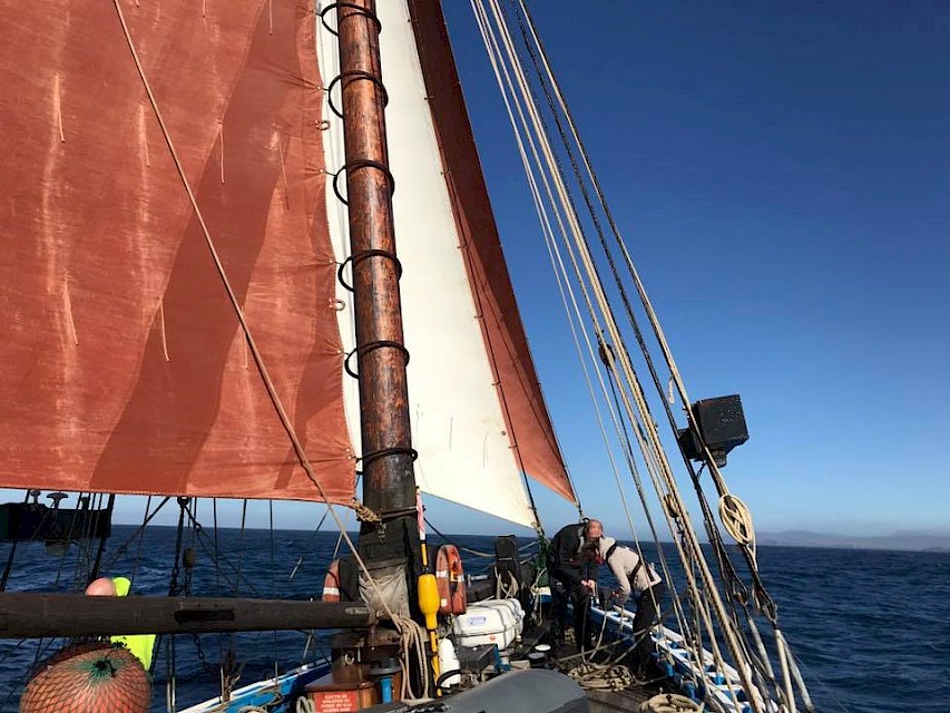 Passing Fitful Head, Shetland, September 2019