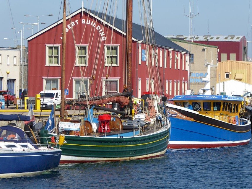 Swan in her home port of Lerwick, Shetland © Joanna Robertson