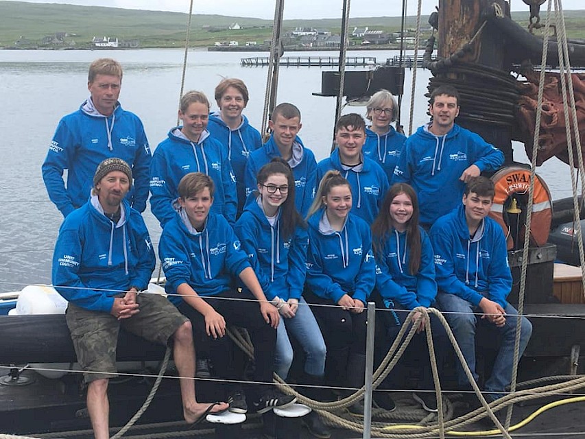One Step Beyond Youth Group, who sailed to Norway and back in 2019