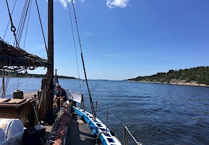 Arriving in Fredrikstad 2019 - one of Andrew's most memorable experiences