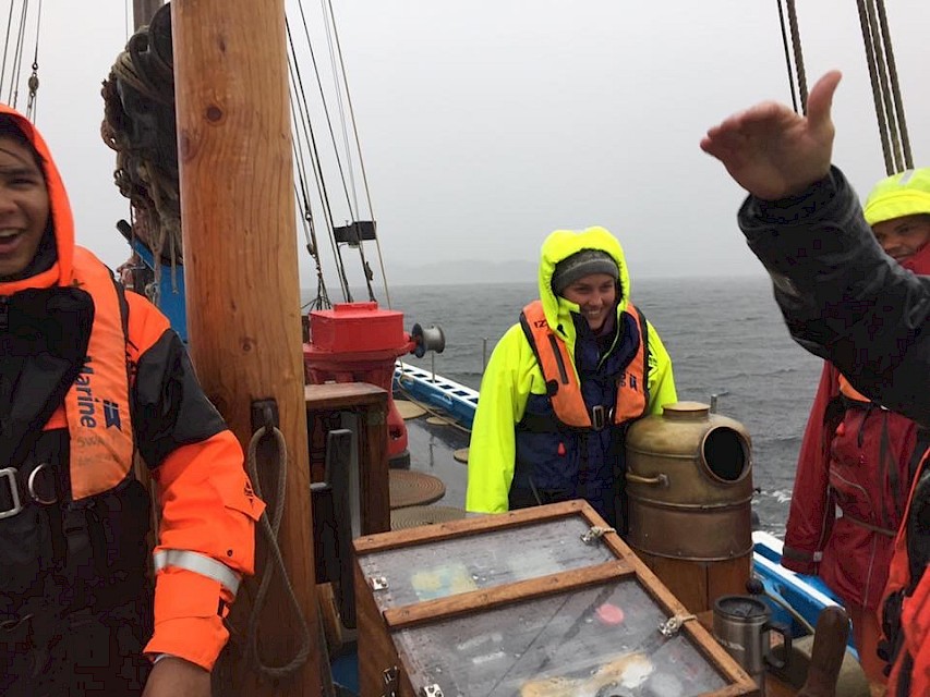 A damp watch duty during the OSB trip in 2017