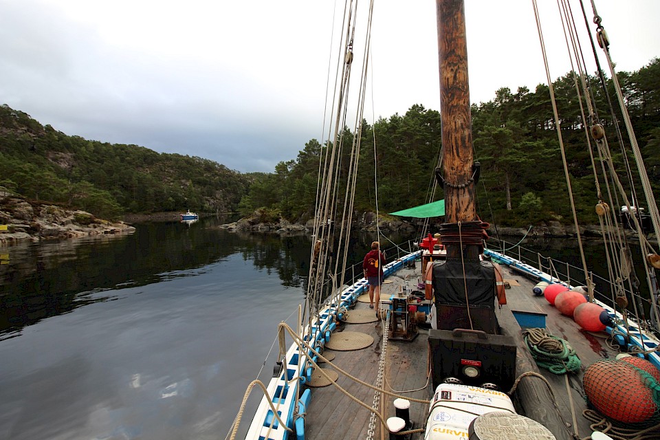 At anchor in Fedje, Norway, 2017