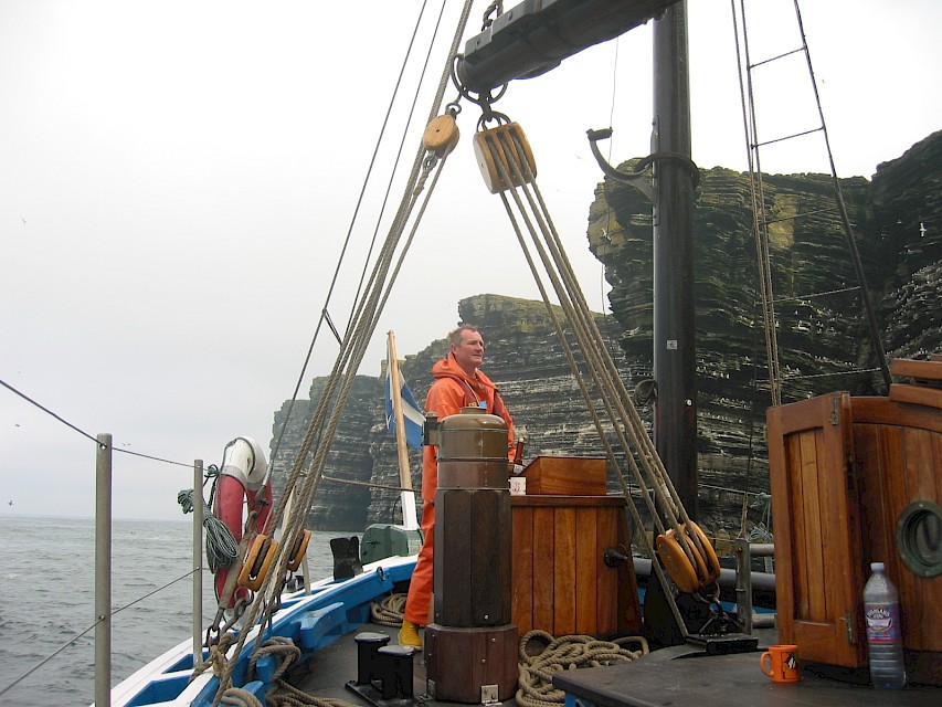 2003 - One of my many trips around Noss