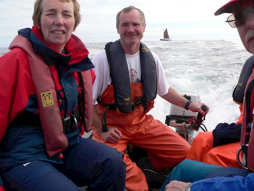 Going ashore at St Kilda - 2005