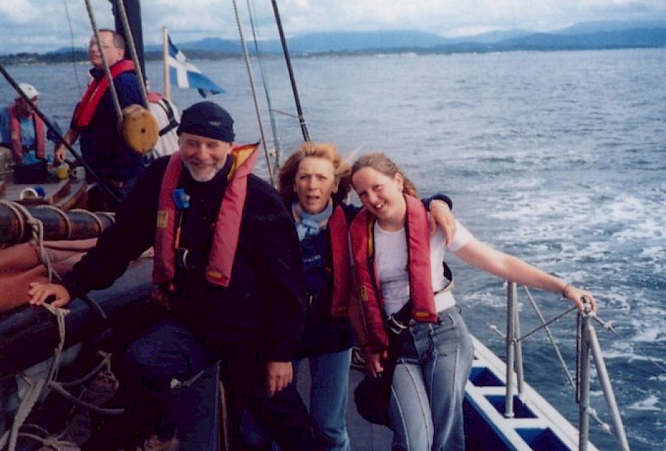 2002 - On board with Bryan and Pauline