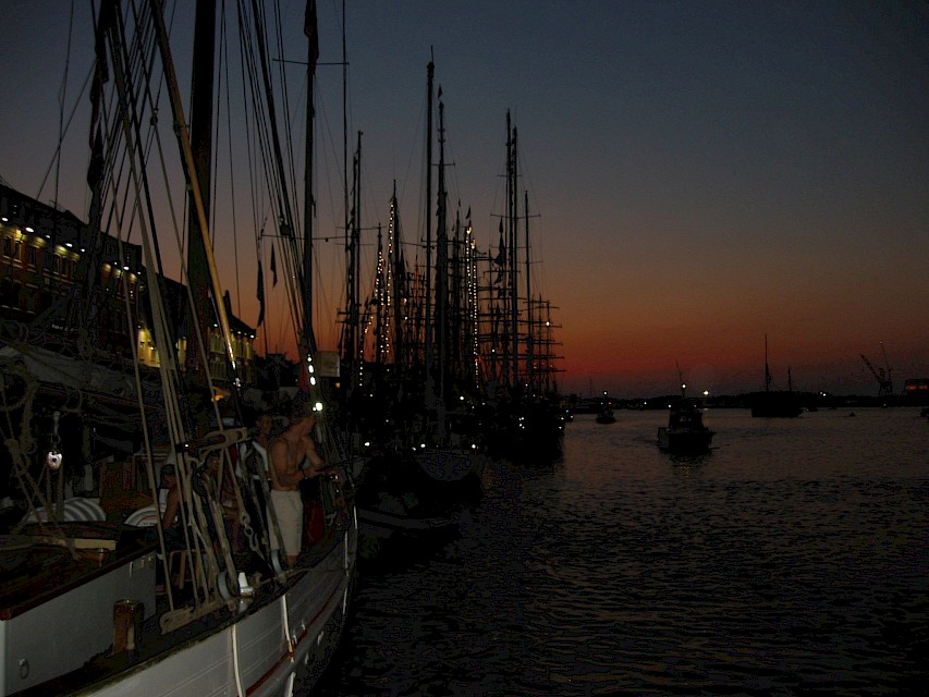 2004 - We enjoyed many a night sleeping on deck under the stars