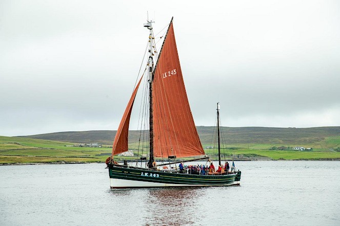 The Swan in Lerwick Harbour. Image: Andrew Gibson