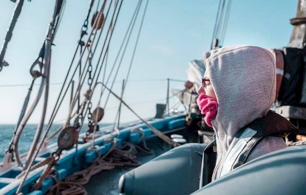 Enjoying the sun on deck. Image: James Wood