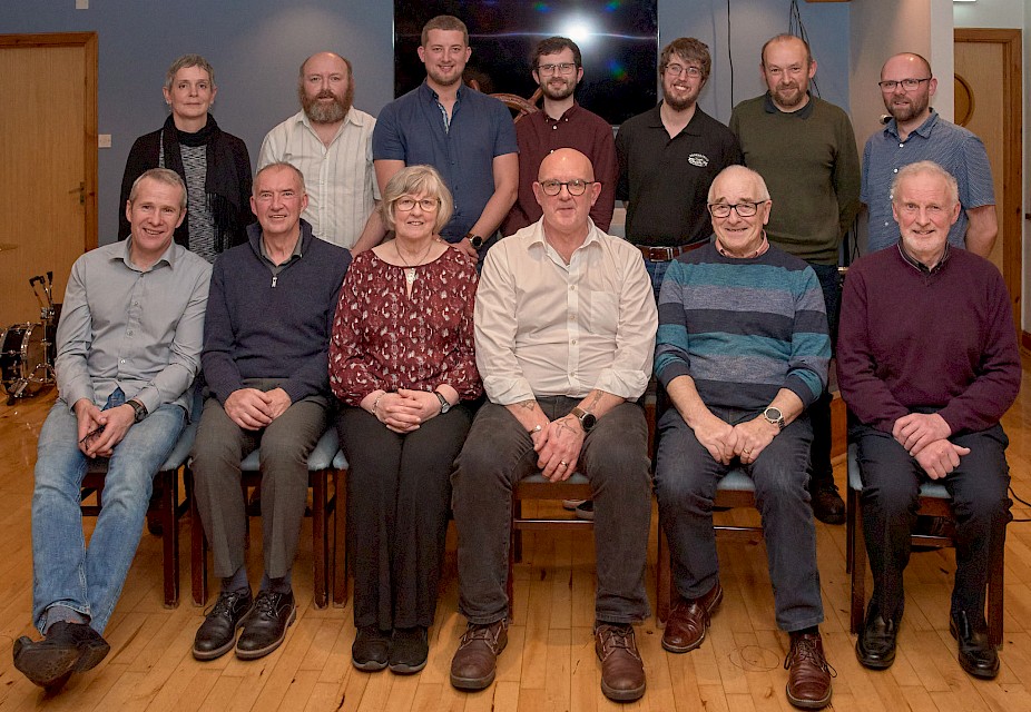 Trustees of the Swan Trust SCIO. Missing are Tommy Allan, Peter Campbell, John Goodlad, Daniel Lawson and Michael Simpson. Image, Chris Brown