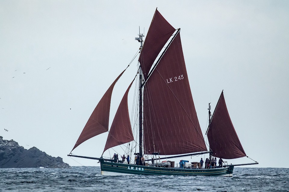 The Swan under full sail - Image: Maurice Henderson